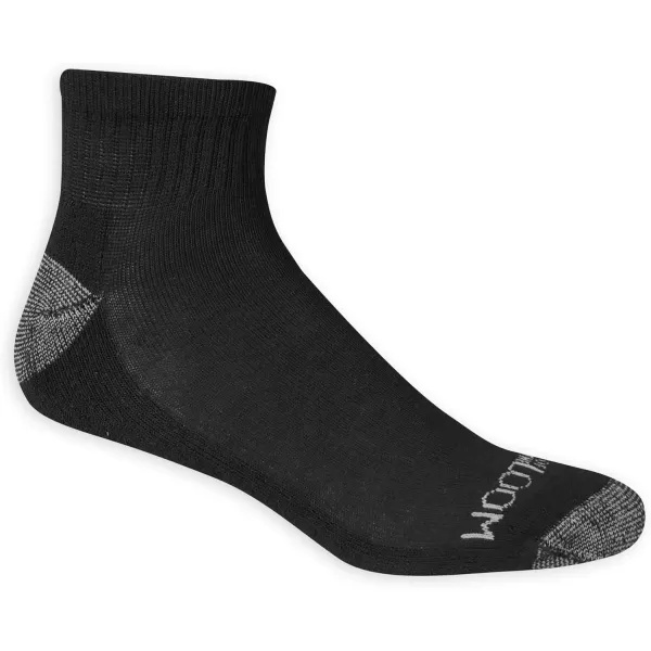 imageFruit of the Loom Mens Dual Defense Ankle Socks 12 PackBlack