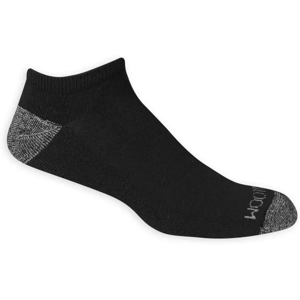 imageFruit of the Loom Mens Dual Defense No Show Socks 12 PackBlack