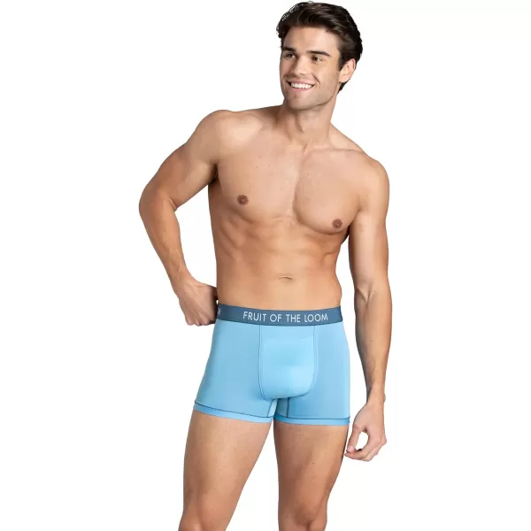 imageFruit of the Loom Mens Getaway Boxer Briefs Lightweight Breathable Fabric Quick Dry ampamp Odor ControlTrunk  Assorted Colors