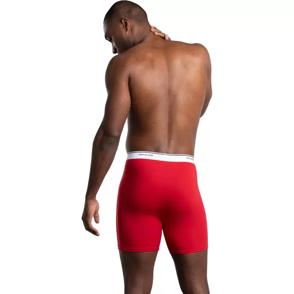 imageFruit of the Loom Mens Lightweight Active Cotton Blend UnderwearBoxer Brief  8 Pack  Assorted Colors