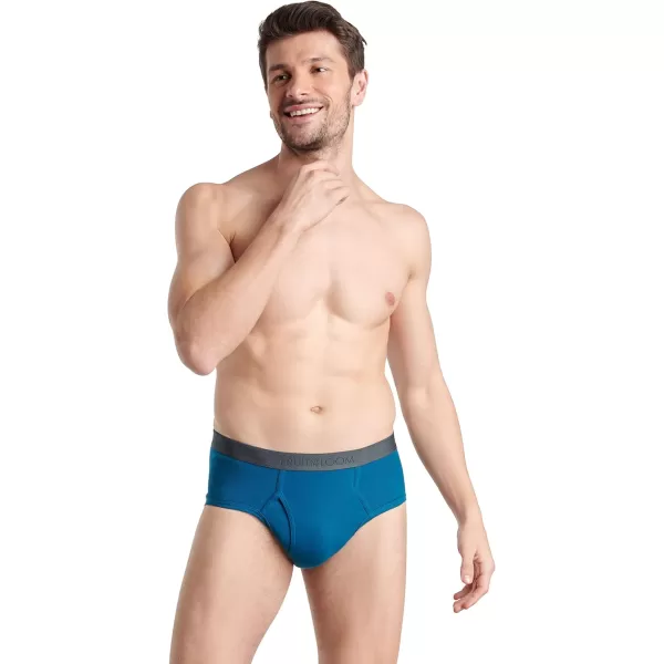 imageFruit of the Loom Mens Premium TagFree Cotton Underwear Regular ampamp Big ManBrief  6 Pack  Assorted