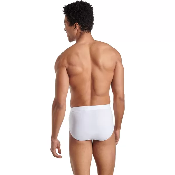 imageFruit of the Loom Mens Premium TagFree Cotton Underwear Regular ampamp Big ManBrief  6 Pack  White