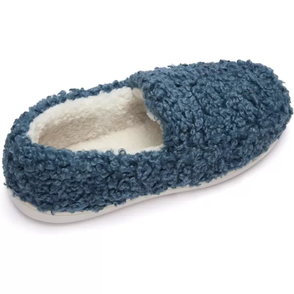 imageFruit of the Loom Womens Berber Loafer SlipperBlue