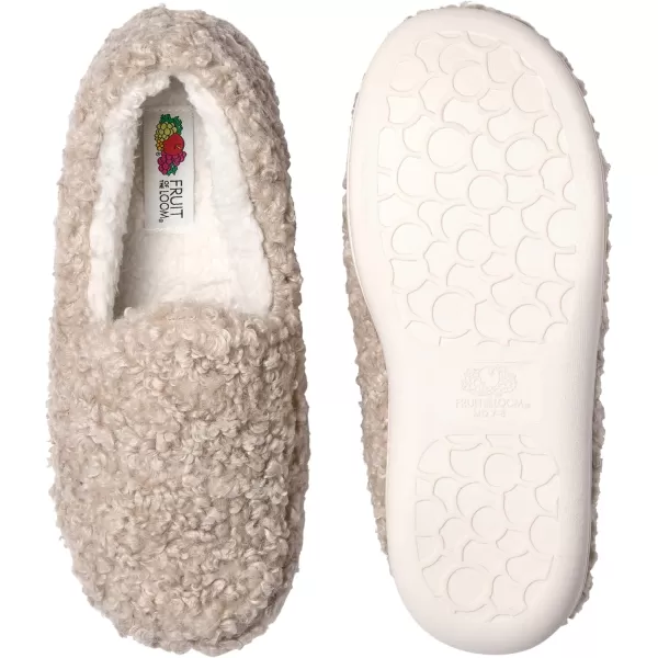 imageFruit of the Loom Womens Berber Loafer SlipperTan
