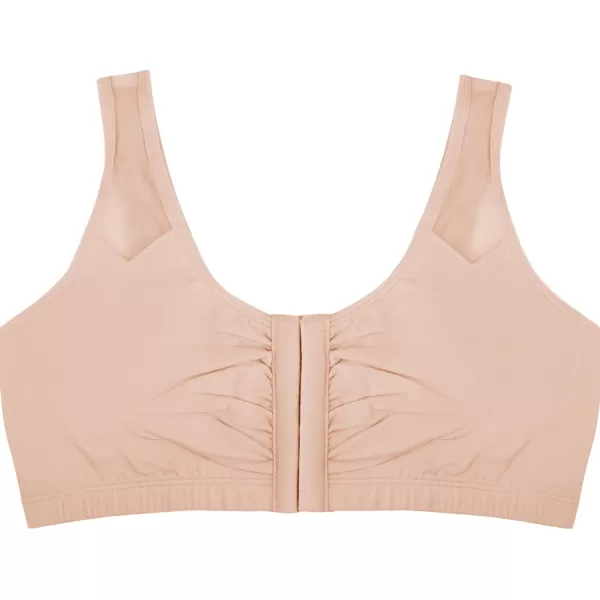 imageFruit of the Loom Womens Comfort Front Close Sport Bra with Mesh StrapsSand