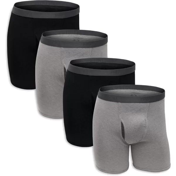 Boxer Brief - 4 Pack - Black/Gray