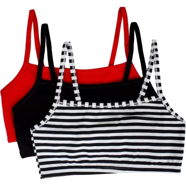 Skinny Stripe/Black Hue/Red Hot