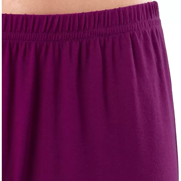 imageFruit of the Loom womens Breathable Tank Top Pant and Cardigan Sleep SetBoysenberry