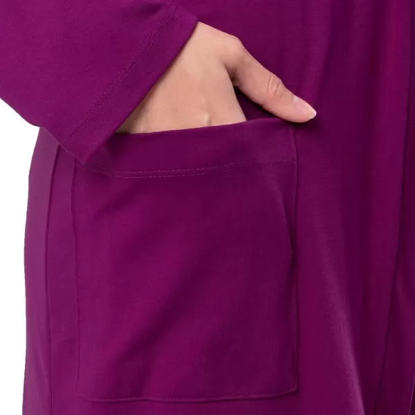 imageFruit of the Loom womens Breathable Tank Top Pant and Cardigan Sleep SetBoysenberry