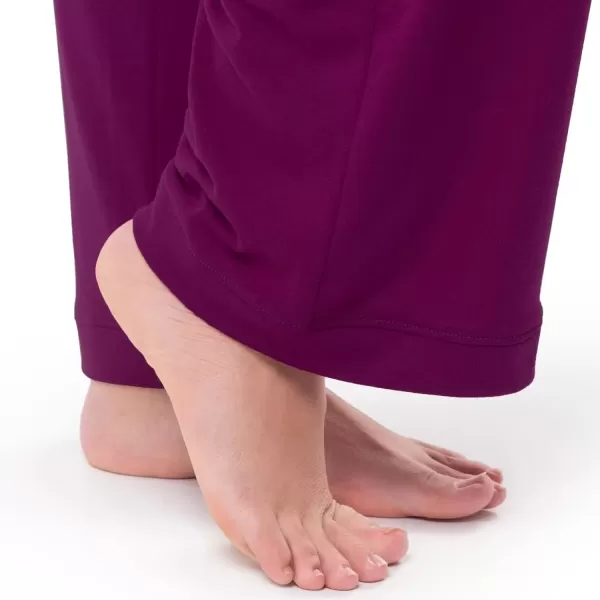 imageFruit of the Loom womens Breathable Tank Top Pant and Cardigan Sleep SetBoysenberry