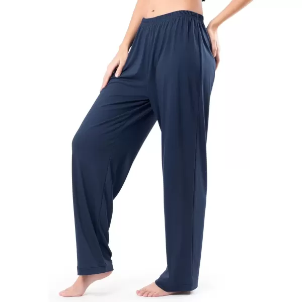 imageFruit of the Loom womens Breathable Tank Top Pant and Cardigan Sleep SetMidnight Blue