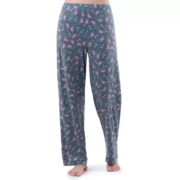 imageFruit of the Loom womens Long Sleeve Tee and Pant 2 Piece Sleep SetFloral Print