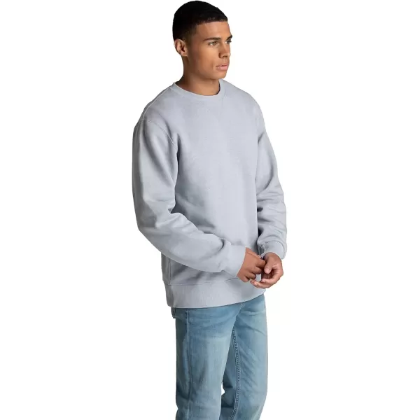 imageFruit of the Loom Mens Crafted Comfort Fleece Crewneck Sweatshirts ampamp Pullover Hoodies Super Soft Cotton Blend Sizes S2X Grey Heather Medium