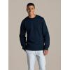 imageFruit of the Loom Mens Crafted Comfort Fleece Crewneck Sweatshirts ampamp Pullover Hoodies Super Soft Cotton Blend Sizes S2X Navy Nights Medium