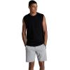 imageFruit of the Loom Mens EverSoft Cotton Sleeveless Moisture Wicking TShirts with Odor ControlMuscle  2 Pack  Black