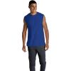 imageFruit of the Loom Mens EverSoft Cotton Sleeveless Moisture Wicking TShirts with Odor ControlMuscle  2 Pack  Blue