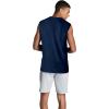 imageFruit of the Loom Mens EverSoft Cotton Sleeveless Moisture Wicking TShirts with Odor ControlMuscle  2 Pack  Navy