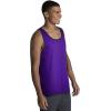 imageFruit of the Loom Mens EverSoft Cotton Sleeveless Moisture Wicking TShirts with Odor ControlTank  2 Pack  Purple