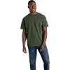 imageFruit of the Loom Mens Eversoft Cotton TShirts Breathable ampamp Moisture Wicking with Odor Control Sizes S4XCrew  2 Pack  Military Green