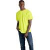 imageFruit of the Loom Mens Eversoft Cotton TShirts Breathable ampamp Moisture Wicking with Odor Control Sizes S4XCrew  2 Pack  Safety Green