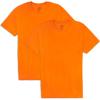 imageFruit of the Loom Mens Eversoft Cotton TShirts Breathable ampamp Moisture Wicking with Odor Control Sizes S4XSafety Orange