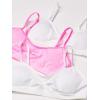 imageFruit of the Loom Girls Seamless Trainer Bra with Removable Modesty PadsElectric CheetahWhiteWhite 3pack