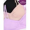 imageFruit of the Loom Girls Seamless Trainer Bra with Removable Modesty PadsStellar OrchidRose ShadowBlack