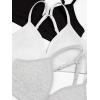 imageFruit of the Loom Girls Soft and Smooth Training BraBlack HueWhiteGrey Heather