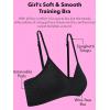 imageFruit of the Loom Girls Soft and Smooth Training BraBlush RoseGrey HeatherCharcoal Heather