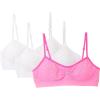 imageFruit of the Loom Girls Seamless Trainer Bra with Removable Modesty PadsElectric CheetahWhiteWhite 3pack