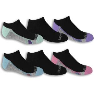 imageFruit of the Loom Little Girls 10 Pair No Show SocksBlack