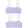 imageFruit of the Loom Big Girls Training Bra Value Packs available in Cotton ampamp SeamlessLilacDesert DuskOlivePurple VelvetBlueberry