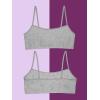 imageFruit of the Loom Big Girls Training Bra Value Packs available in Cotton ampamp SeamlessMintPinkGreyWhiteNude