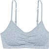 imageFruit of the Loom Girls Bra with Removable Cookies 2packWhiteHeather Grey