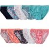 imageFruit of the Loom Girls Cotton Bikini Underwear10 Packfashion Assorted