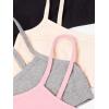 imageFruit of the Loom Girls Cotton Spaghetti Strap Sport BraBlushingGrey HeatherBlackNude