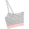 imageFruit of the Loom Girls Cotton Spaghetti Strap Sport BraGrey StripeGreyWhite