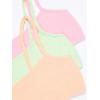 imageFruit of the Loom Girls Cotton Spaghetti Strap Sport BraLentilMangoPinkWhite