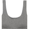 imageFruit of the Loom Girls Invisible Scoop Neck Bralette 2PackDark Grey HeatherBlack Hue