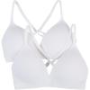 imageFruit of the Loom Girls Seamless Soft Cup Bra 2PackWhiteWhite