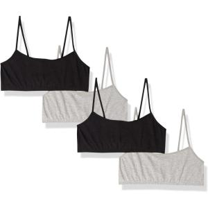 imageFruit of the Loom Big Girls Training Bra Value Packs available in Cotton ampamp SeamlessBlack HueGrey Heather