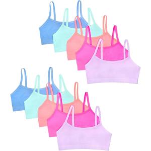 imageFruit of the Loom Big Girls Training Bra Value Packs available in Cotton ampamp SeamlessStellarSugarPeachArubaBlue