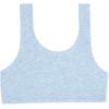 imageFruit of the Loom Girls Cotton Builtup Stretch Sports BraWhiteCadet BlueWhite