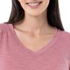 imageFruit of the Loom Womens Short Sleeve Tee and Short 2 Piece Sleep SetAntique Heather Blush