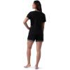 imageFruit of the Loom Womens Short Sleeve Tee and Short 2 Piece Sleep SetBlack