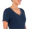 imageFruit of the Loom Womens Short Sleeve Tee and Short 2 Piece Sleep SetMidnight Blue