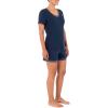 imageFruit of the Loom Womens Short Sleeve Tee and Short 2 Piece Sleep SetMidnight Blue