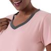 imageFruit of the Loom Womens Short Sleeve Tee and Short 2 Piece Sleep SetSoft Pink