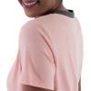 imageFruit of the Loom Womens Short Sleeve Tee and Short 2 Piece Sleep SetSoft Pink