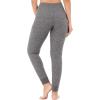 imageFruit of the Loom womens Micro Waffle Thermal BottomBlackSmoke Heather